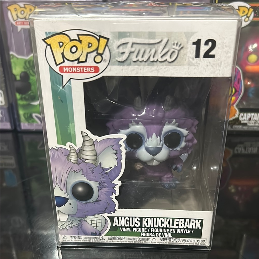 Funko Pop Monsters Angus Knucklebark Purple Vinyl Figure